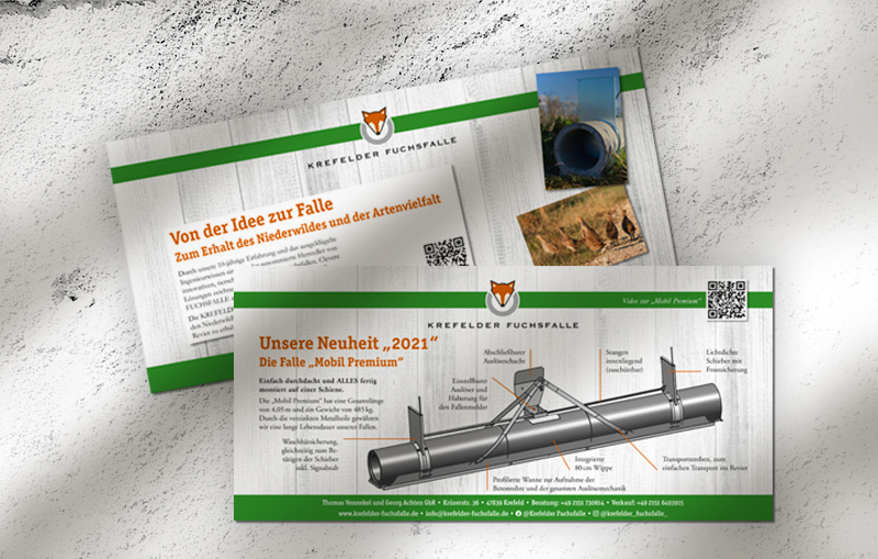 Erstellung von Printprodukten der Firma NSIGN